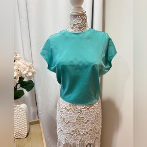 Banana Republic Elegant Teal Women's Top